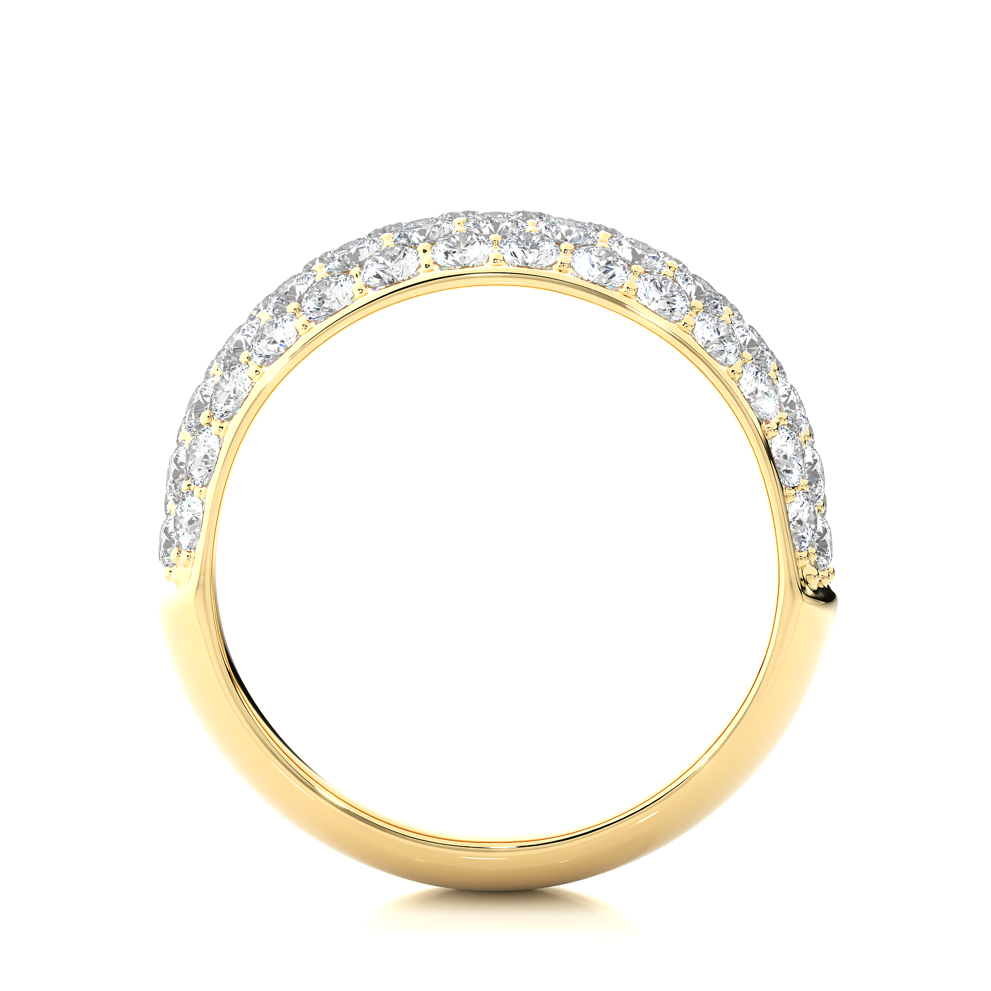 1.87 Carat H Color VS1 Clarity Diamond Studded Natural Diamond Ring.